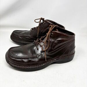 Red Wings 4613 Mens Dark Brown‎ Leather Moc Toe Chukka Boots Size 13EE Wide